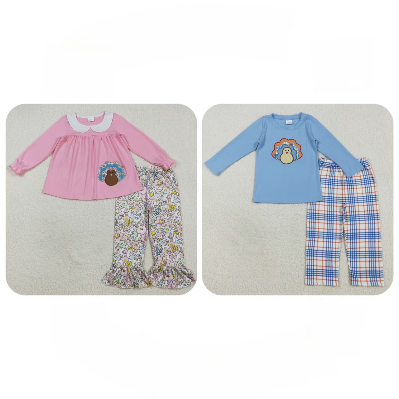Baby Clothing Wholesale - Wholesale Boy Girl Fall Long Sleeves