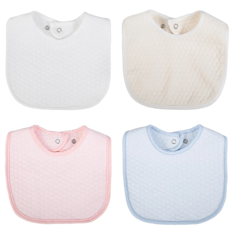 Baby Clothing Fabric - Waterproof Solid Cotton Baby Bibs Absorbent