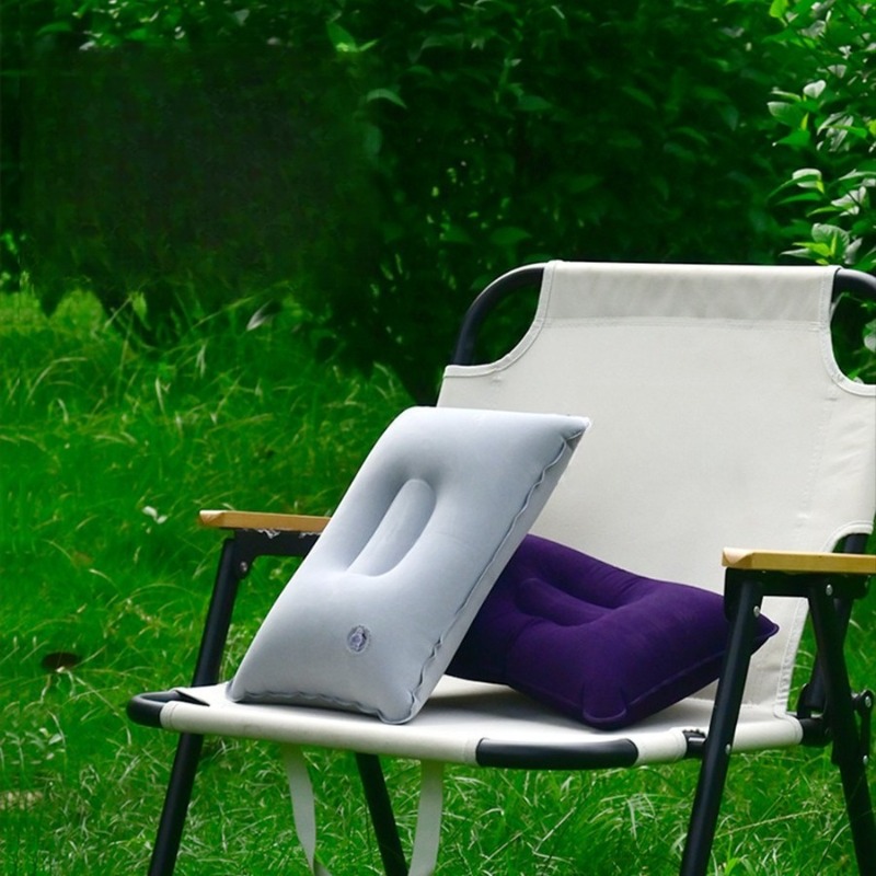 Fleece Sleep Bag - Outdoor Inflatable Pillow Large Thickened Fleece
