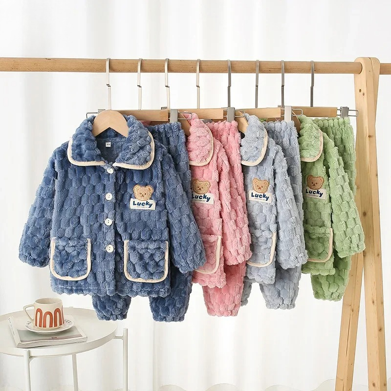 Baby Clothing For Sleep - Kids Boys Girls Autumn Winter Flannel