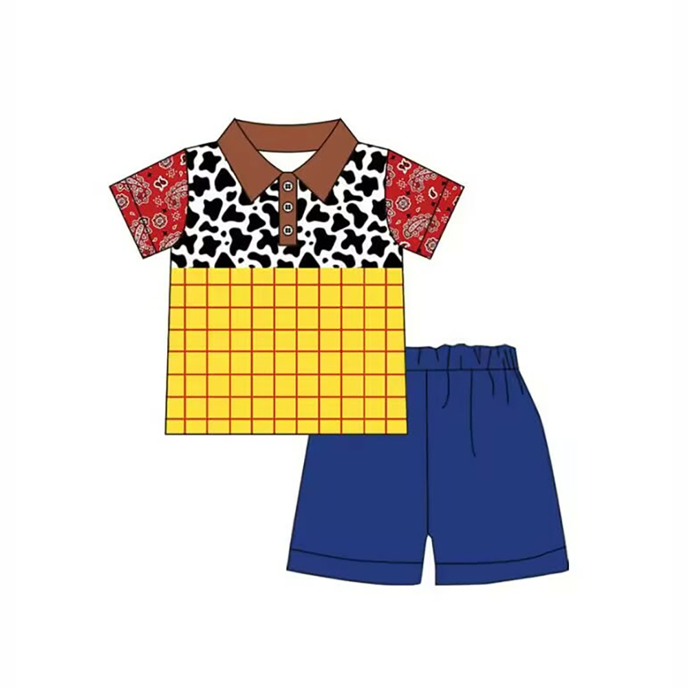 Boutique Cow Outfits Summer Cu - Baby Clothing Boutique ulasan dan harga