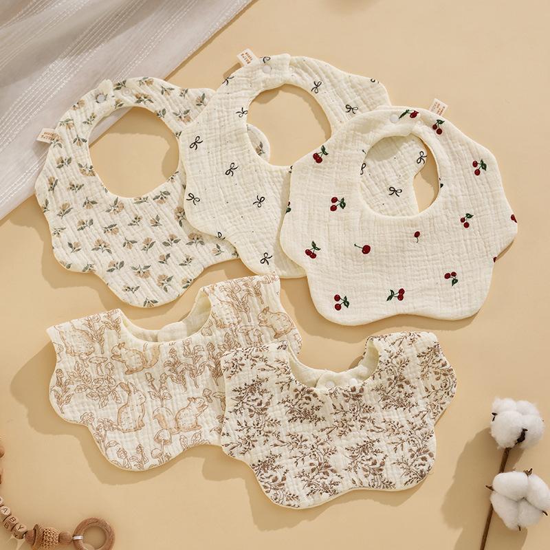 ✰✪1PC Baby Bibs Cotton Newborn - Baby Clothing Fabric ulasan dan harga