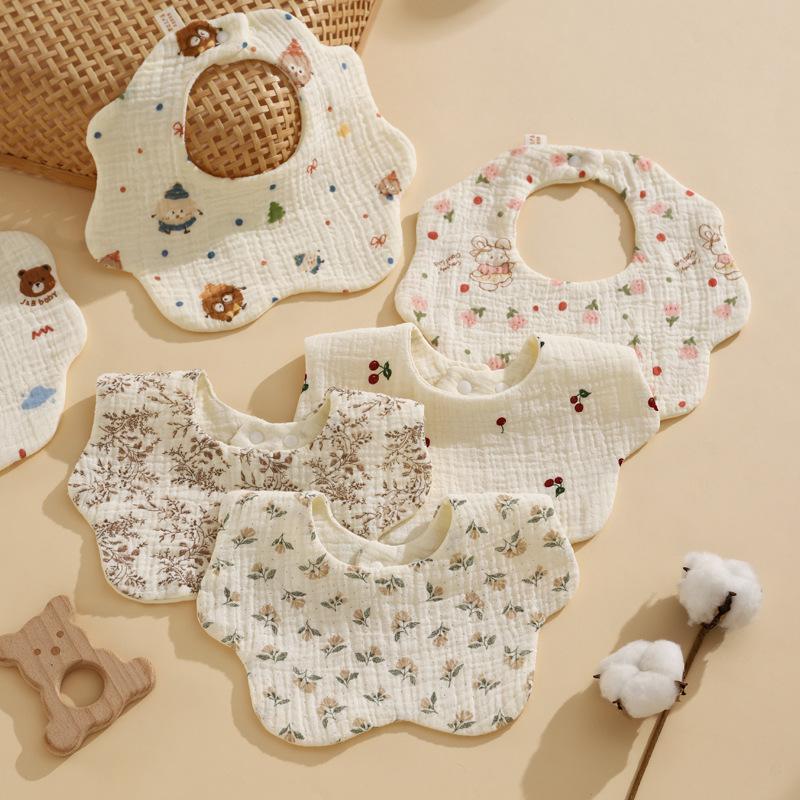 ✰✪1PC Baby Bibs Cotton Newborn - Baby Clothing Fabric ulasan dan harga