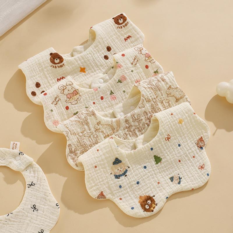 ✰✪1PC Baby Bibs Cotton Newborn - Baby Clothing Fabric ulasan dan harga