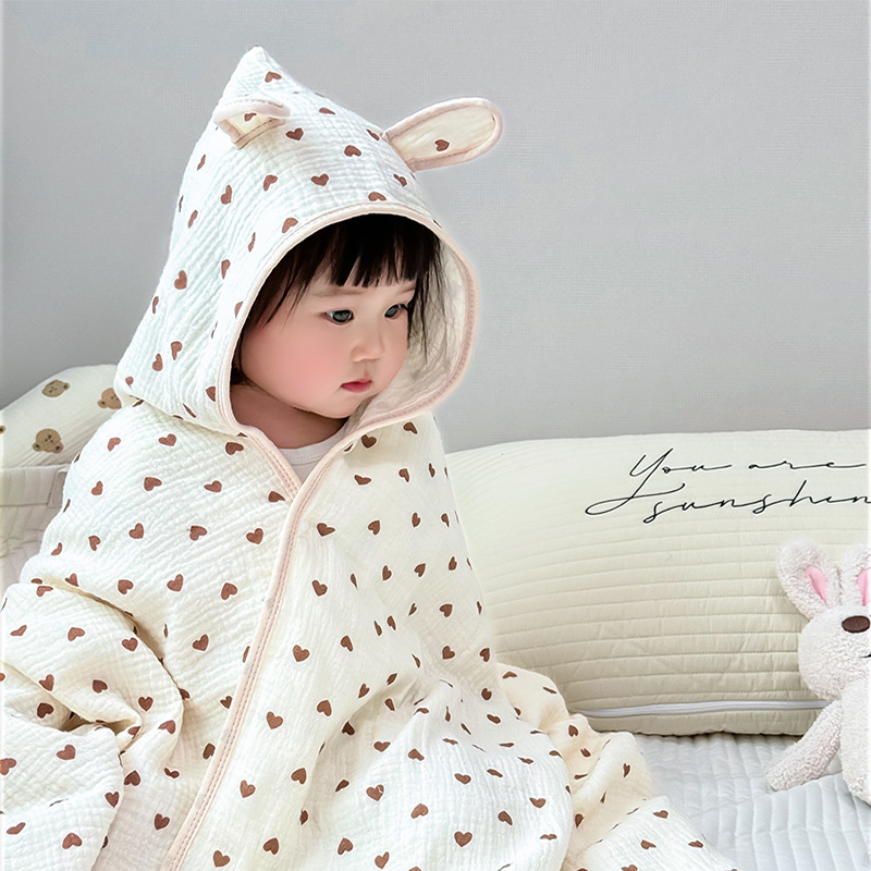 Baby Bath Towel 4 Layers Gauze - Baby Clothing Fabric ulasan dan harga