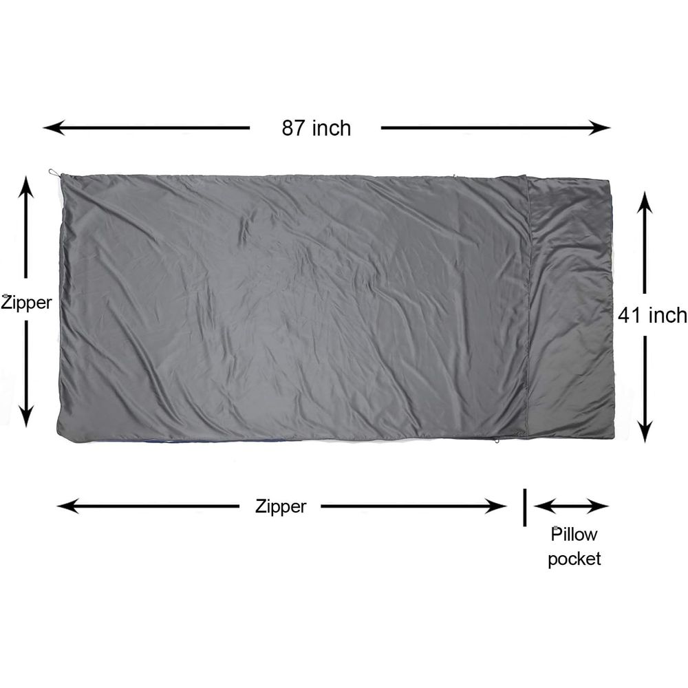 Silky Sleng Bag Liner with Two - Fleece Sleep Bag ulasan dan harga