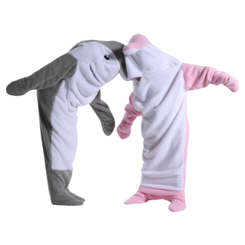 2024 Shark Dolphin Whale Sleep - Fleece Sleep Bag ulasan dan harga