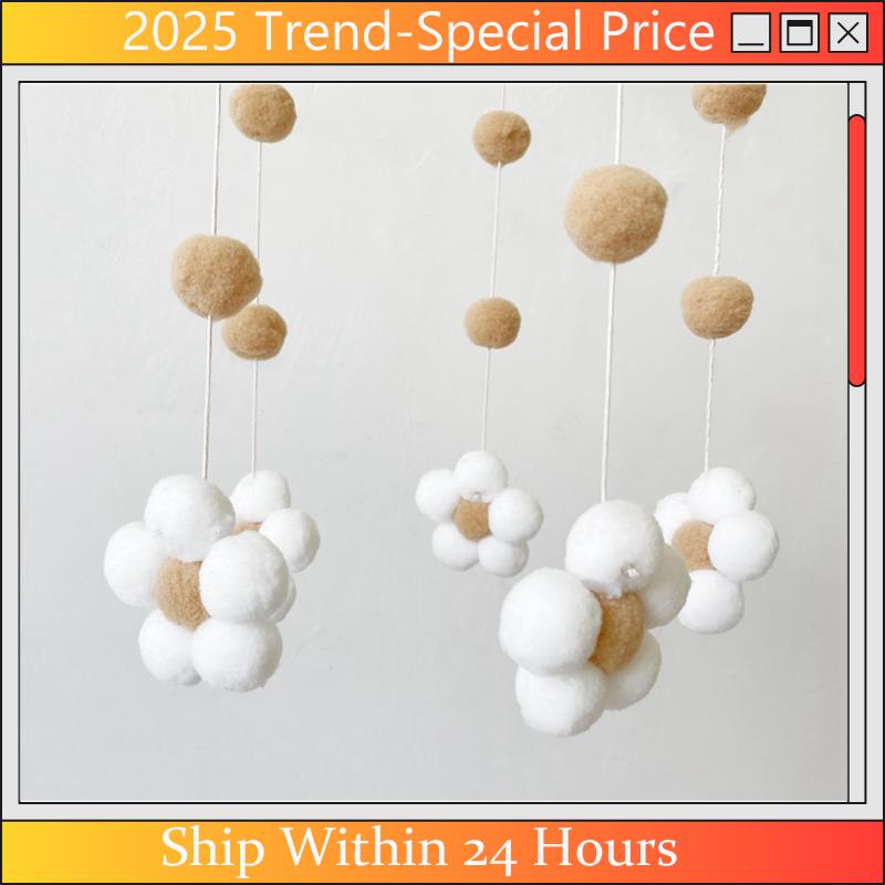 AA64 Nordic Fur Ball Flower Wi - Baby Clothing For Bed ulasan dan harga