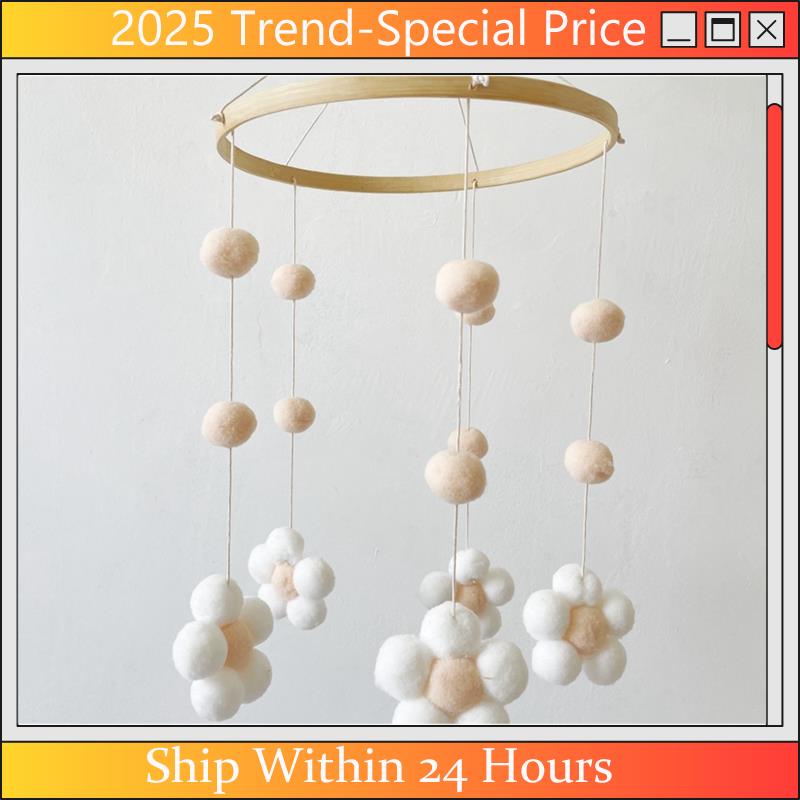 AA64 Nordic Fur Ball Flower Wi - Baby Clothing For Bed ulasan dan harga