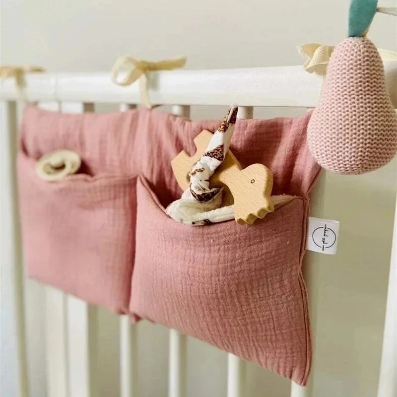 Baby Crib Organizer Cot Caddy  - Baby Clothing For Bed ulasan dan harga