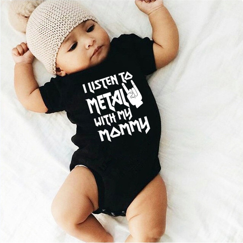 I Listen to Metal with My Dadd - Romper Onesie Baby ulasan dan harga