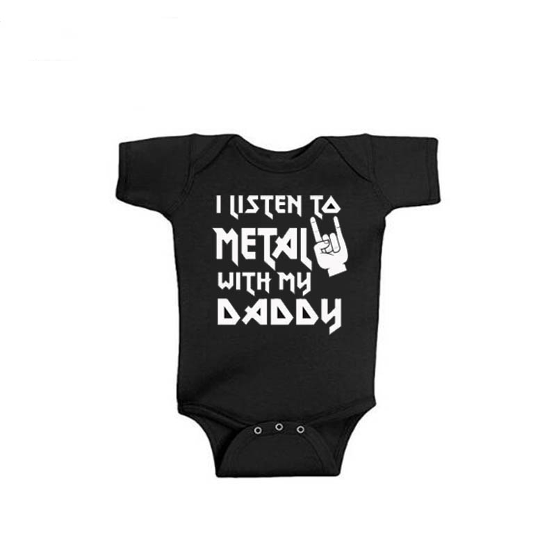 I Listen to Metal with My Dadd - Romper Onesie Baby ulasan dan harga