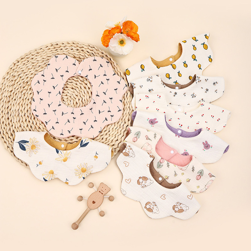 1pcs Cotton Printed Six-layer  - Baby Clothing Fabric ulasan dan harga