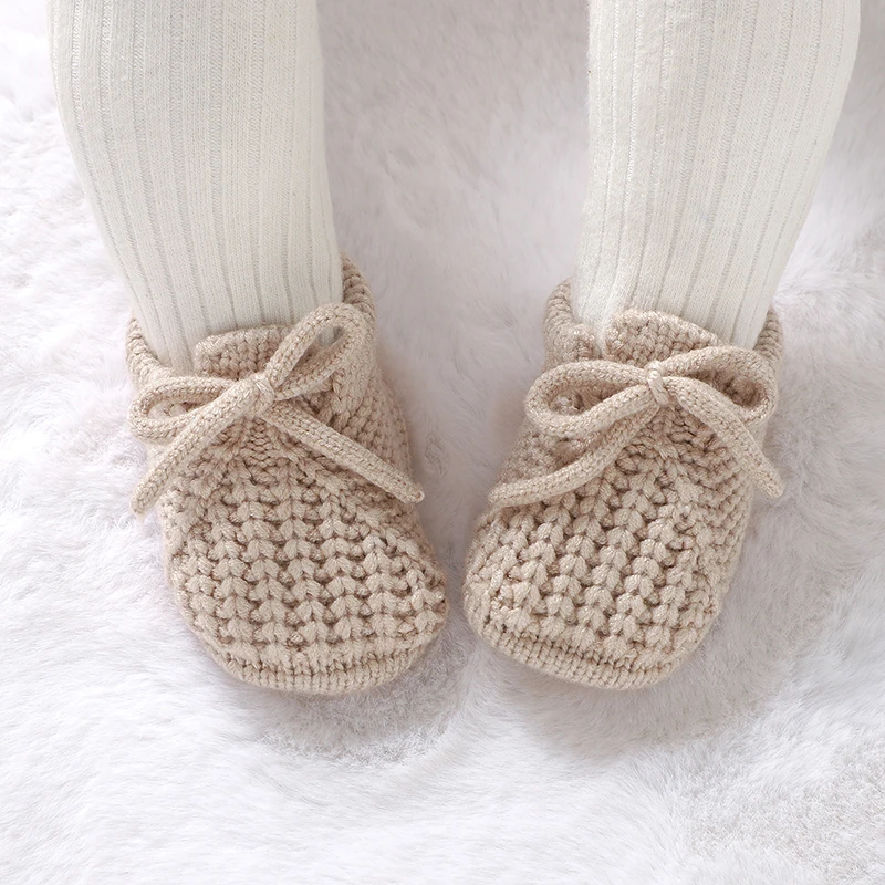 Baby Shoes Knitted Newborn Bed - Baby Clothing For Bed ulasan dan harga