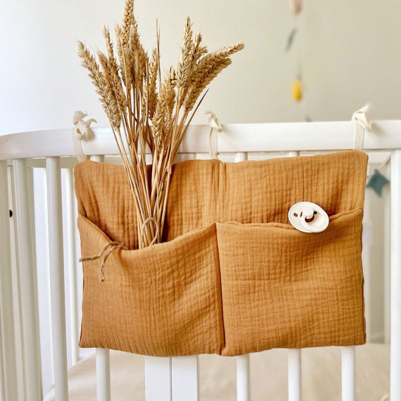 Baby Crib Organizer Cot Caddy  - Baby Clothing For Bed ulasan dan harga