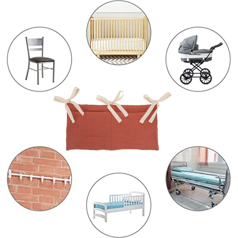 Baby Crib Organizer Cot Caddy  - Baby Clothing For Bed ulasan dan harga