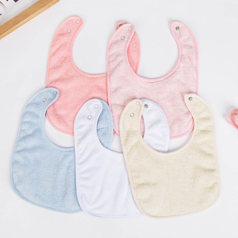 Solid Terry Towel Baby Bibs Sw - Baby Clothing Fabric ulasan dan harga