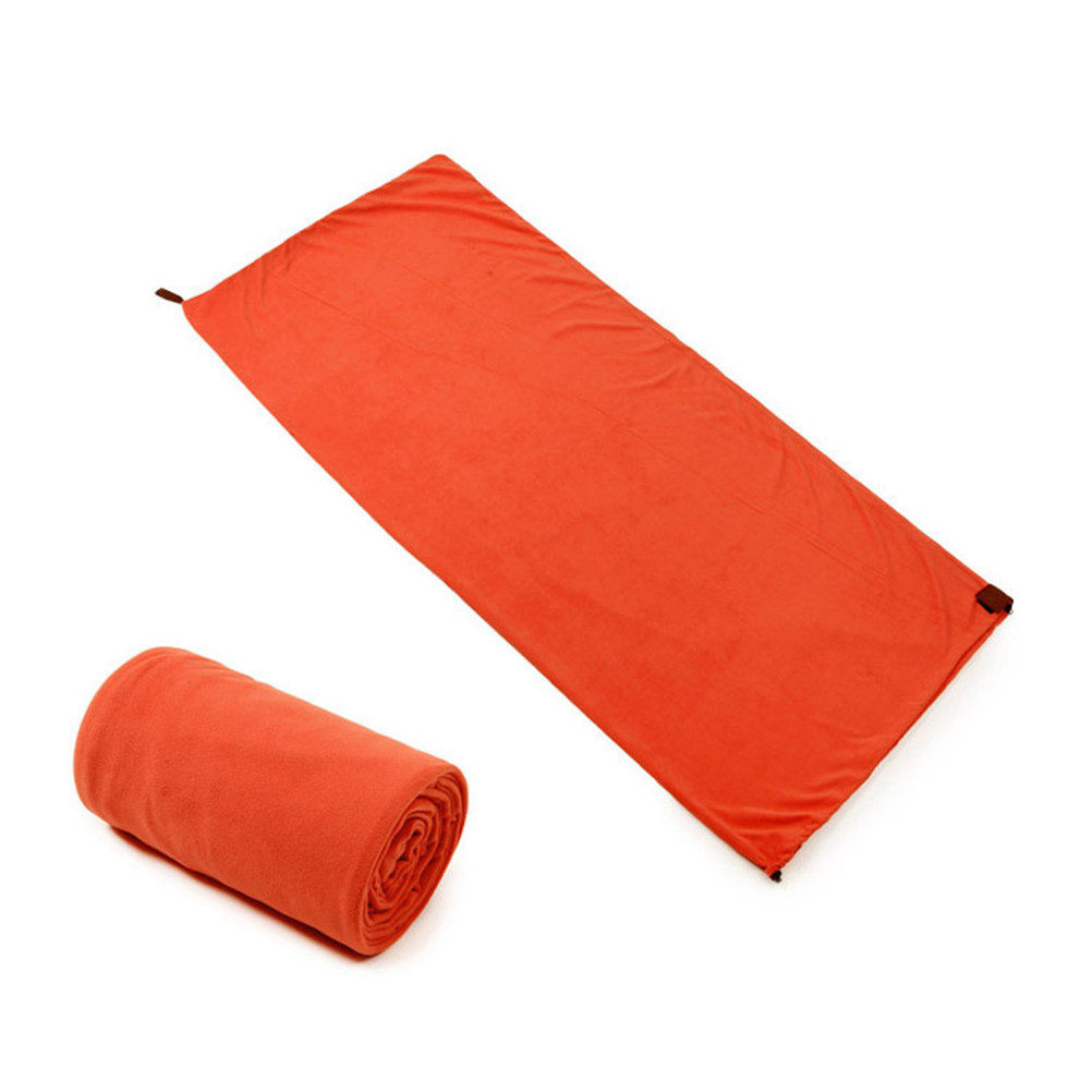 Portable Sleeping Bag Orange P - Fleece Sleep Bag ulasan dan harga