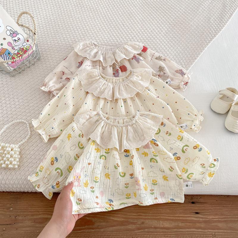 Spring Autumn Baby Girl Home C - Baby Clothing For Sleep ulasan dan harga