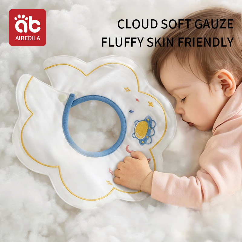 AIBEDILA 3/5Pcs Baby Bibs Cott - Baby Clothing Fabric ulasan dan harga
