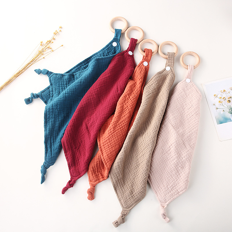 Newborn Appease Towel Solid Br - Baby Clothing Fabric ulasan dan harga