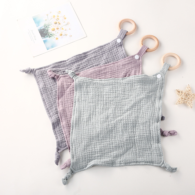 Newborn Appease Towel Solid Br - Baby Clothing Fabric ulasan dan harga