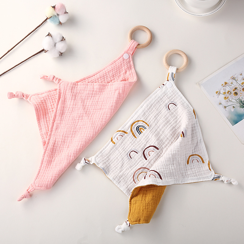 Newborn Appease Towel Solid Br - Baby Clothing Fabric ulasan dan harga