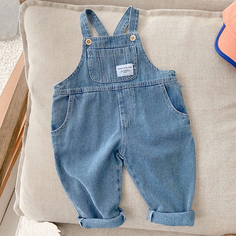 Girls Jumpsuit Blue Denim Soli - Baby Clothing Boutique ulasan dan harga