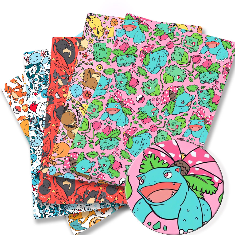 Pokemon Cartoon Fabric140*50cm - Baby Clothing Fabric ulasan dan harga