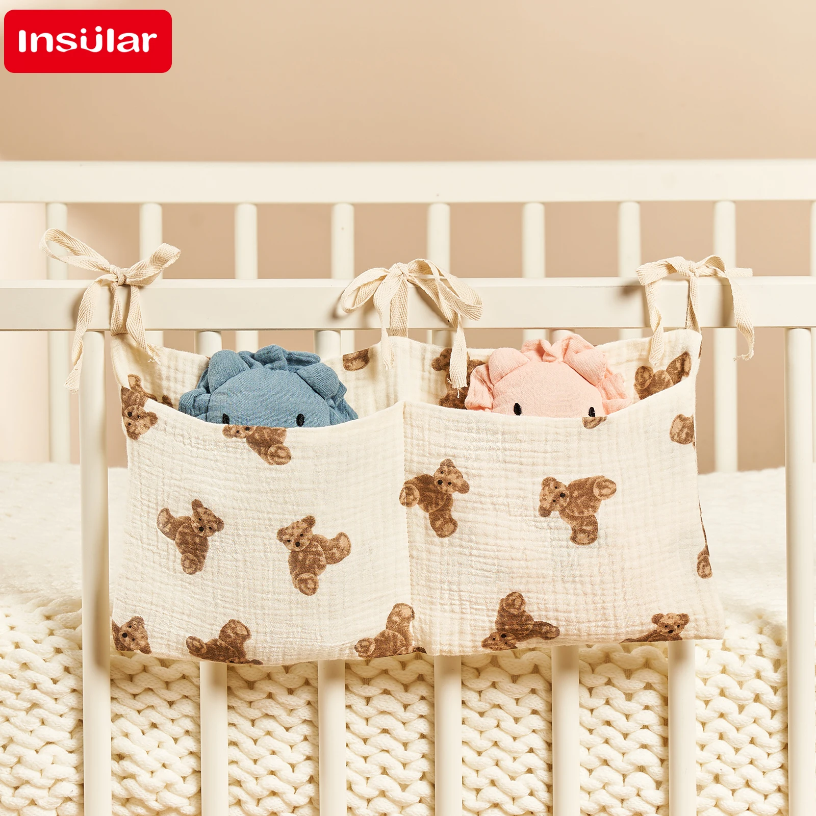 Baby Crib Organizer Cot Caddy  - Baby Clothing For Bed ulasan dan harga