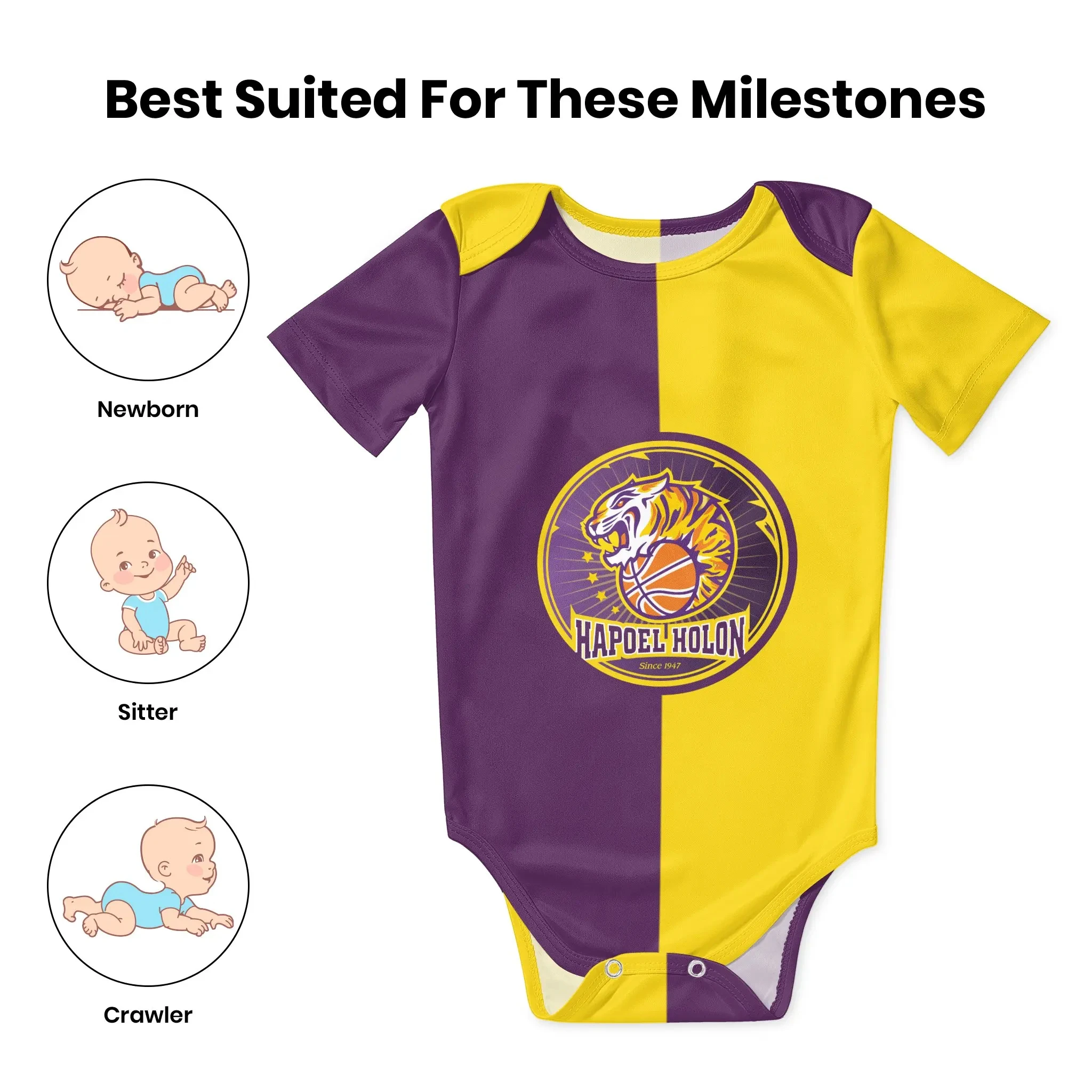 Hapoel Holon Basketball Baby B - Romper Onesie Baby ulasan dan harga