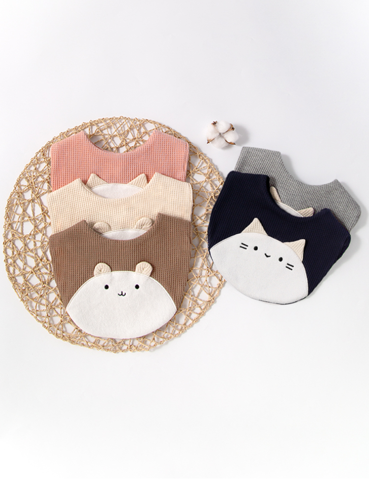 2pcs baby bib kitten teddy bea - Baby Clothing Fabric ulasan dan harga