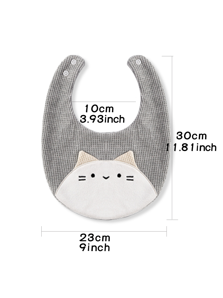 2pcs baby bib kitten teddy bea - Baby Clothing Fabric ulasan dan harga