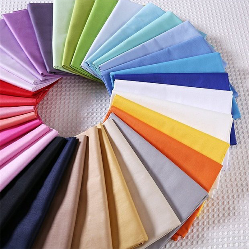 Twill Cotton Fabric Solid Colo - Baby Clothing For Bed ulasan dan harga