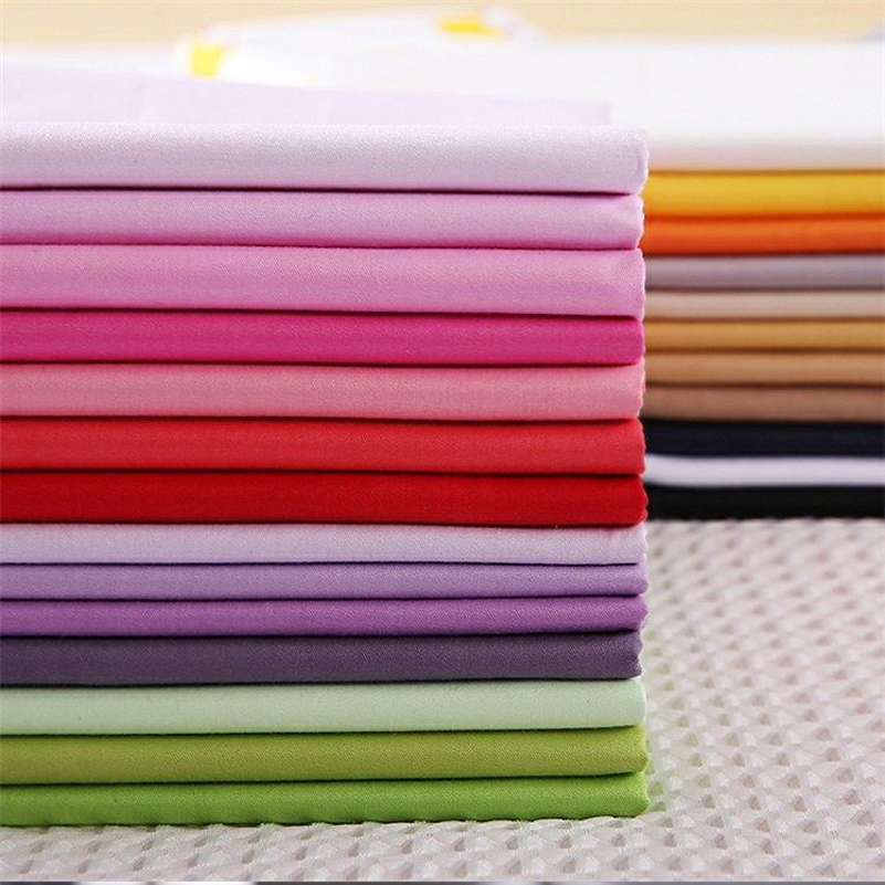 Twill Cotton Fabric Solid Colo - Baby Clothing For Bed ulasan dan harga