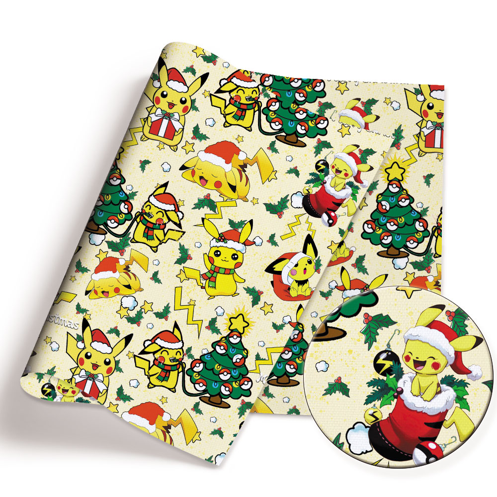 Pokemon Cartoon Fabric140*50cm - Baby Clothing Fabric ulasan dan harga