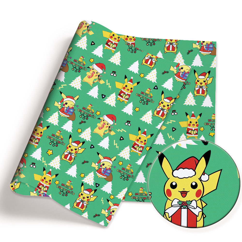 Pokemon Cartoon Fabric140*50cm - Baby Clothing Fabric ulasan dan harga